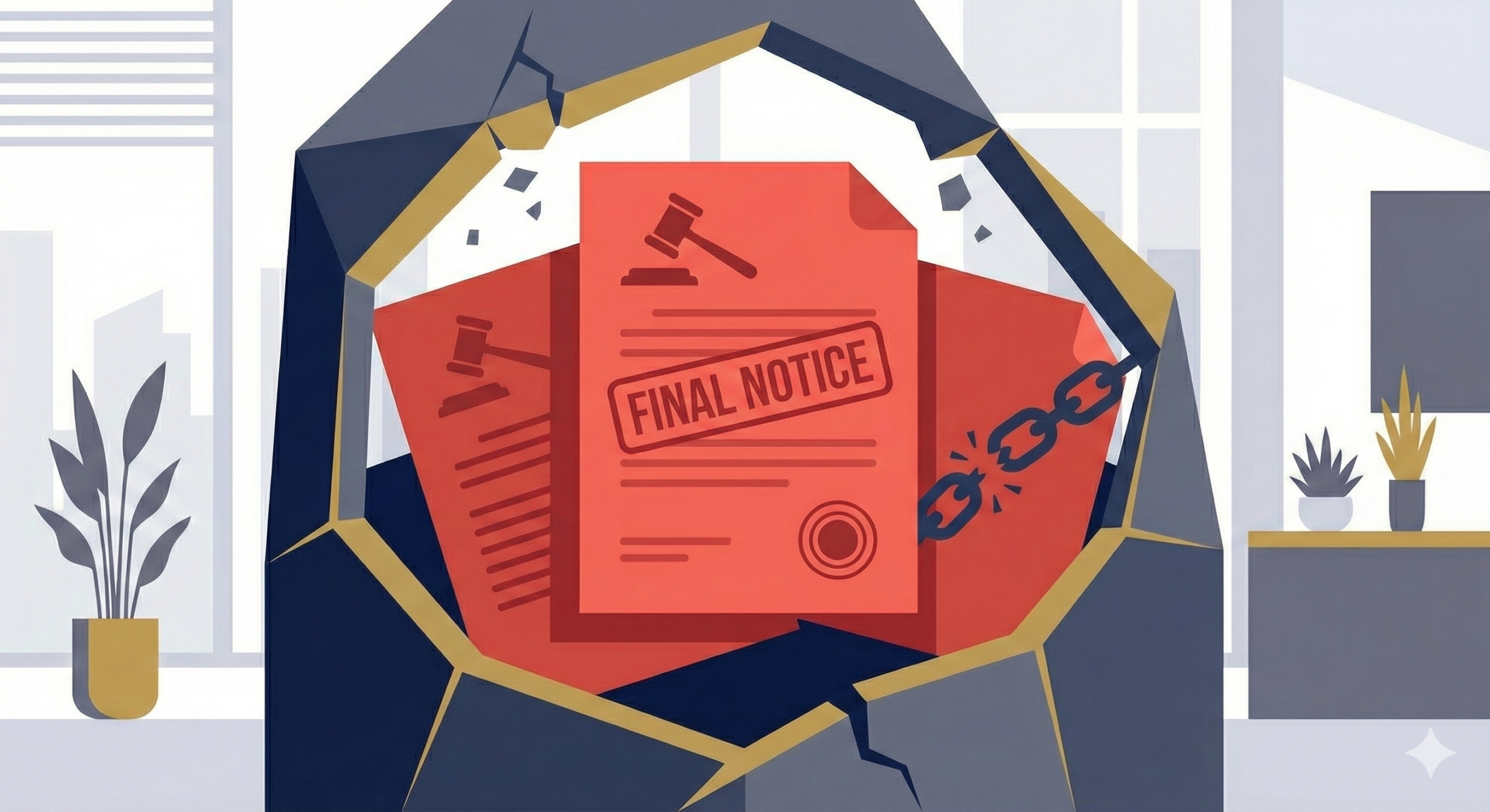 法的トラブルの緊張感